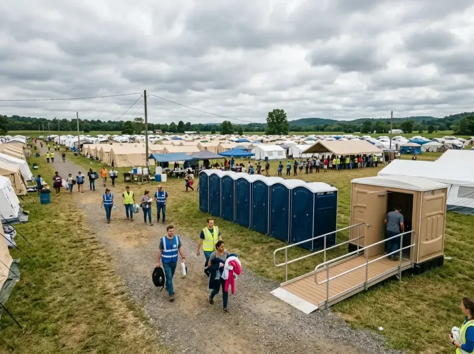 disaster-relief-camp-restrooms-010 — frequently asked questions, Dumpster & Portable Bathrooms Rental in Greer, SC